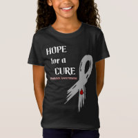 Espoir d'un Ruban Cure/Torn...T-shirt Diabetes
