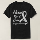 T-shirt Espoir D'Une Sensibilisation Cure Au Cancer Du Pou (Design devant)