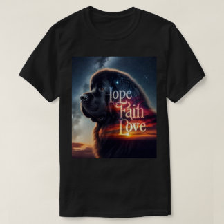 T-shirt Espoir Foi Amour Terre-Neuve