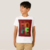 T-shirt "Espoir : Portez Votre Force" (Devant entier)