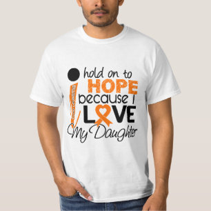 T-shirt Espoir pour ma leucémie de fille