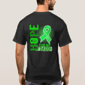 T-shirt Espoir pour mon lymphome de papa (Dos)