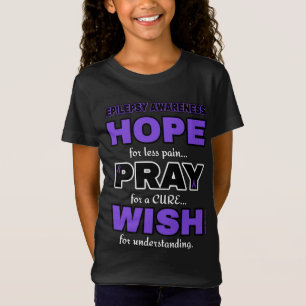 T-Shirt Espoir Prière Souhaite...Épilepsie