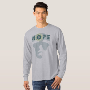 T-shirt Espoir rebelle Hommes Long Sleeve
