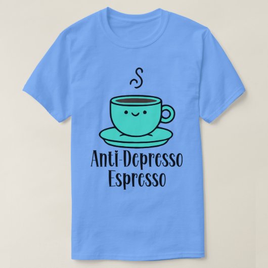 T-shirt Espresso AntiDepresso (Design devant)