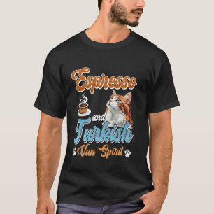 T-shirt ESPRESSO ET VANILLE TURQUE Cat Daddy Coffee L