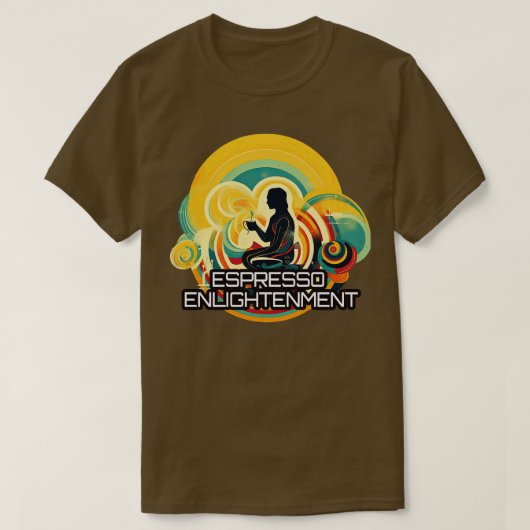 T-shirt Espresso Lumière 1 (Design devant)