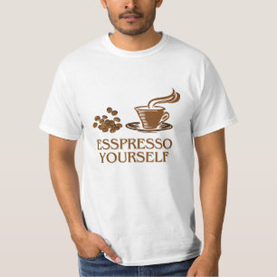 T-shirt Espresso Vous-Même Conception De Café-Cup