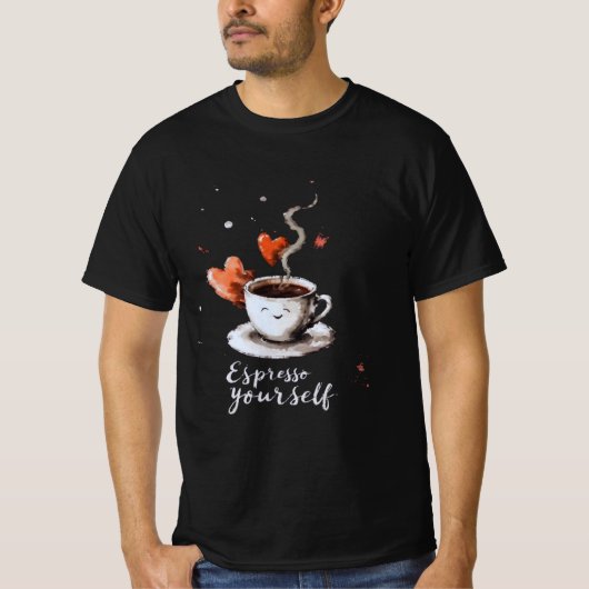 T-shirt Espresso Your Self (Devant)