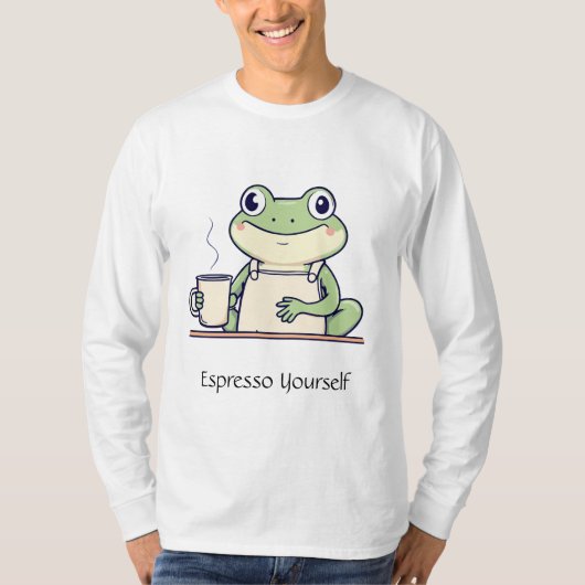 T-shirt Espresso Yourself Frog Tee Homme (Devant)