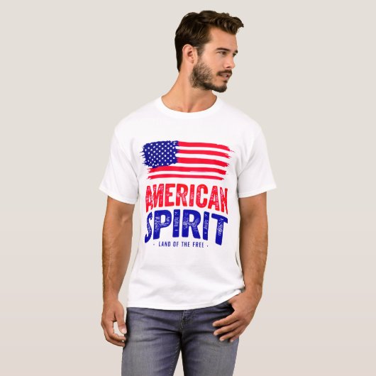 T-shirt Esprit américain (Devant entier)