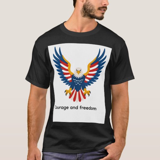 T-shirt esprit américain (Devant)