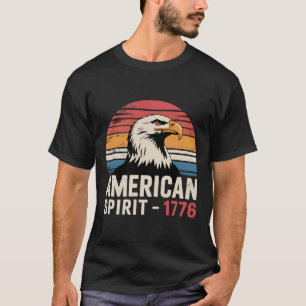 T-shirt Esprit Américain 1776 Patriotique 4 juillet