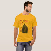 T-shirt Esprit Américain Brille or (Devant entier)