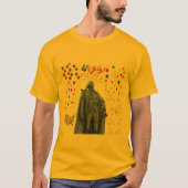 T-shirt Esprit Américain Brille or (Devant)