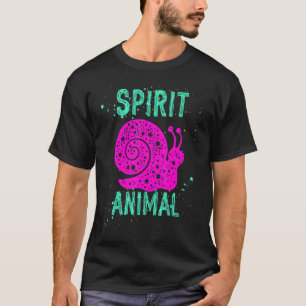 T-shirt Esprit Animal Escargot Rose Animaux Confort Cute C