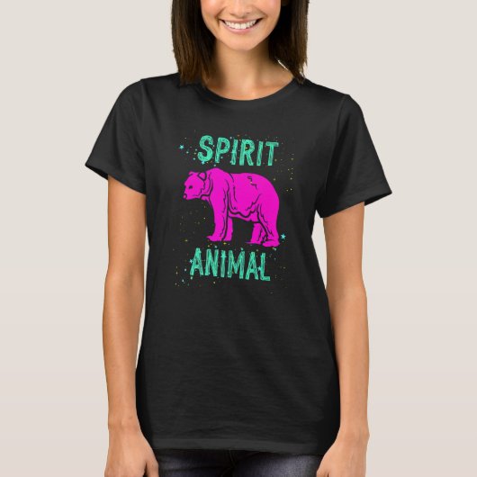 T-shirt Esprit Animal Ours Comfort Animaux mignons Couleur (Devant)