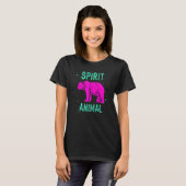 T-shirt Esprit Animal Ours Comfort Animaux mignons Couleur (Devant entier)