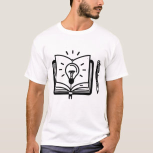 T-shirt Esprit créatif : Livre, Publique, Design Crayon St