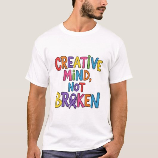 T-shirt Esprit Créatif, Pas Cassé (Devant)