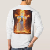 T-shirt Esprit d'Ascendant : Lumière radieuse et flammes (Dos)