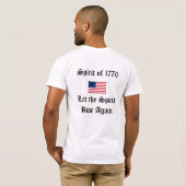 T-shirt Esprit de 1776 (Dos entier)