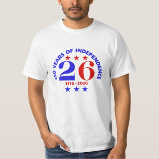 T-SHIRT ESPRIT DE 26 - 250 ANS D'INDÉPENDANCE