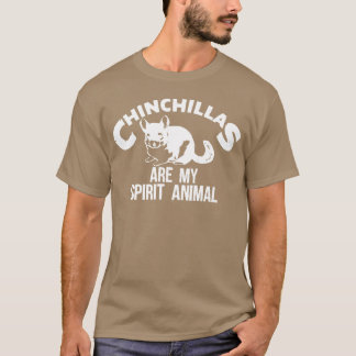 T-shirt Esprit de chinchilla Animal Chinchillas rétro