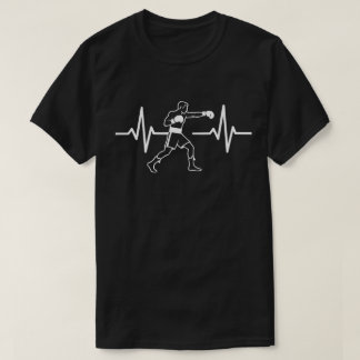 T-shirt Esprit de combattant au rythme cardiaque de boxe