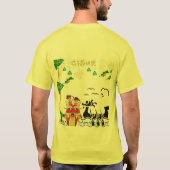 T-shirt Esprit de dragon Lotus jaune (Dos)