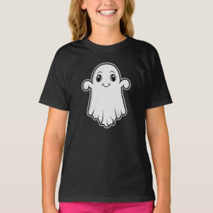 T-shirt Esprit de fantôme au regard gentil Dessin animé Ha