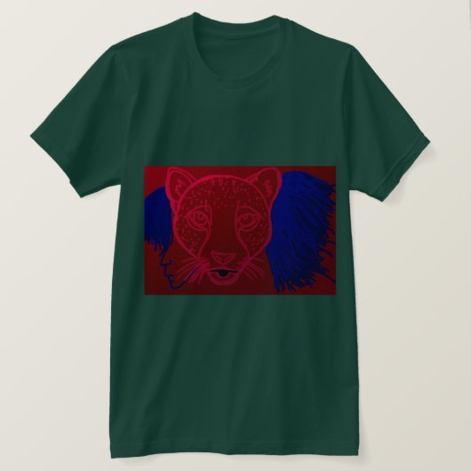 T-shirt Esprit de fille guépard (Design devant)