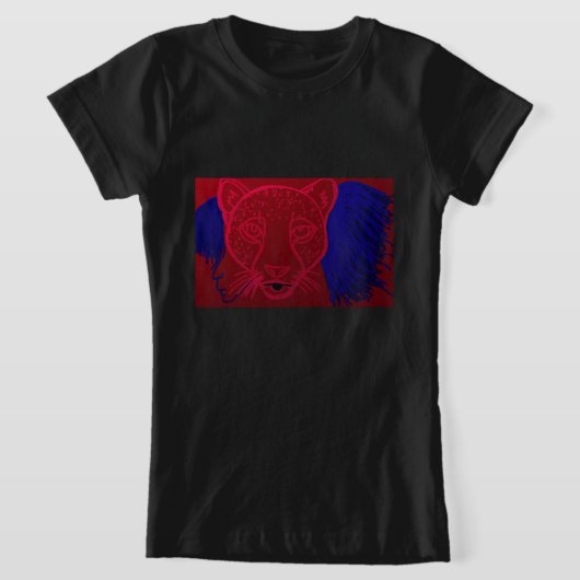 T-Shirt Esprit de fille guépard (Poser)