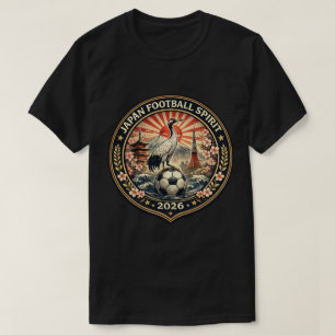 T-shirt Esprit de Football Japonais 2026 Vintage Sakura Fo