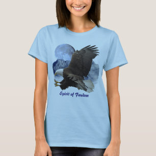 T-shirt ESPRIT DE LA LIBERTÉ Aigle chauve Vêtements de fau