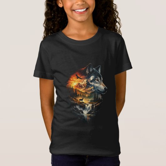 T-Shirt Esprit de la nature sauvage (Devant)