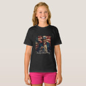 T-shirt Esprit de liberté en rouge, blanc et bleu (Devant entier)