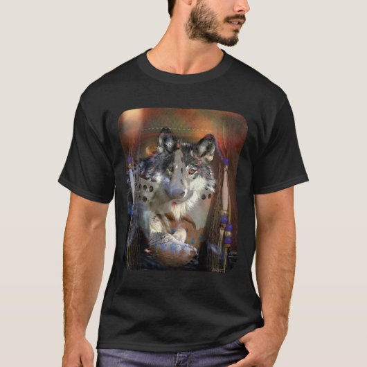 T-SHIRT ESPRIT DE LOUP (Devant)