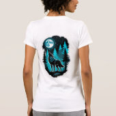 T-shirt Esprit de loup de la forêt (Dos)