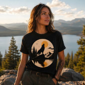 T-shirt Esprit de loup sous la lune