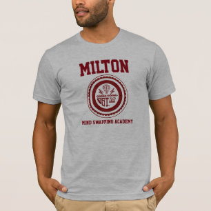 T-shirt Esprit de Milton permutant la chemise d'académie