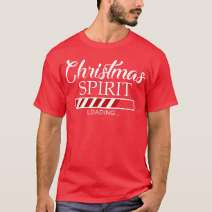 T-shirt Esprit de Noël Chargement Sucre de canne Motif Chr