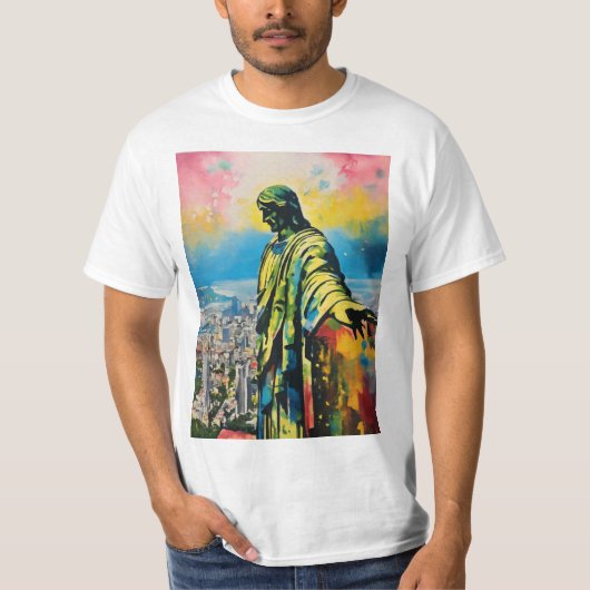 T-shirt "Esprit de Rio : le Christ géant le Rédempteur Tee (Devant)
