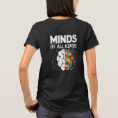 T-shirt Esprit de toute sorte Neurodiversité Cerveau (Dos)