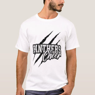 T-shirt Esprit d'équipe de cheerleading Panthers Cheer Ck
