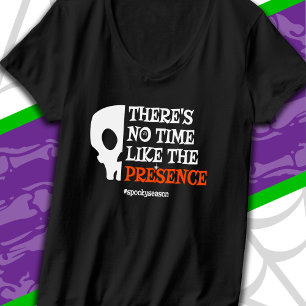 T-shirt Esprit d'Halloween Crâne Effrayant Drôle d'Hallowe