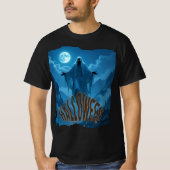 T-shirt Esprit d'Halloween gothique éffrayant (Devant)