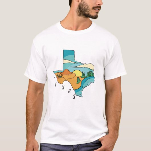 T-shirt Esprit du Texas (Devant)