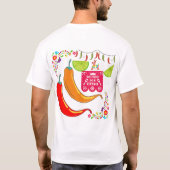 T-shirt Esprit Flamme Fiesta blanc (Dos)