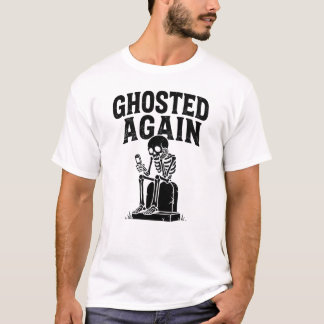 T-shirt Esprit Foudroyé Squelette Humour Sombre Rencontre 